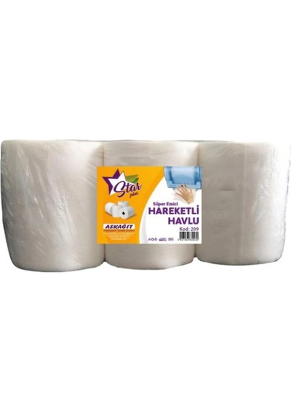 Süper Emici Hareketli Havlu 6'lı 21 cm 2. 5 kg