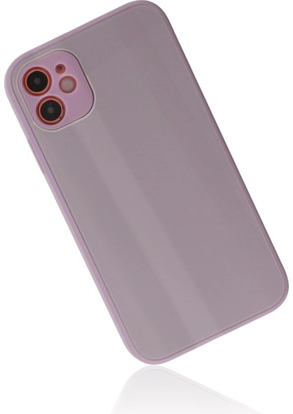 Iphone 12 Kılıf Glass Kapak - Mor Arbkd fiyatları