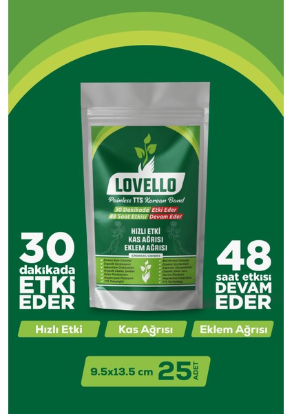 Kinesio Korea Ginseng Bandı Medikal Bant 25 Adet