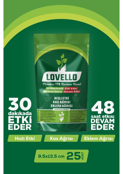 Kinesio Korea Ginseng Bandı Medikal Bant 25 Adet modelleri