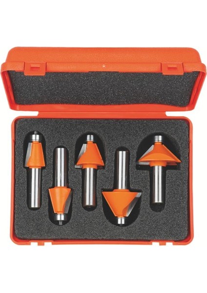 5 Parça V (Açılı) Bıçak Seti S=12.7 mm