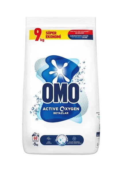 Active Oxygen Beyazlar Toz Deterjanı 9 KG