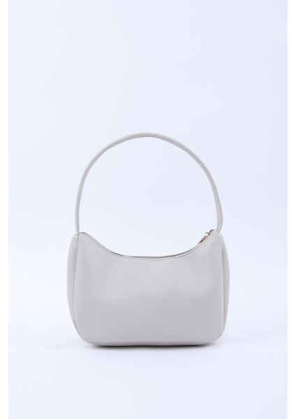 Gri SHK229 Suni Deri , Fermuarlı Tek Bölmeli , Baget Model El, Kol ve Omuz Çantası fırsatları