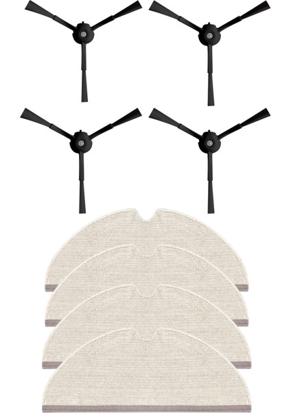 Roborock Q5 Pro / Q5 Pro + (Plus) Robot Süpürge Uyumlu 8'li Yedek Parça Seti