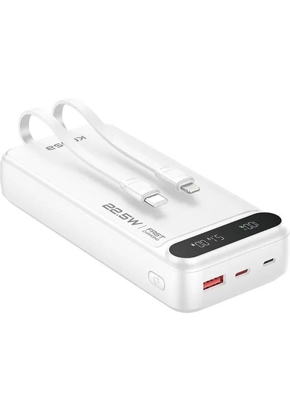 20.000 Mah 22.5W Powerbank Hızlı Şarj Destekli Dijital Ekran Göstergeli modelleri