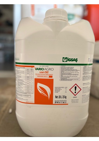 Igsaş Vario Agro Uan-32 Üre Amonyum Nitrat Içerikli Sıvı Gübre 20 Litre