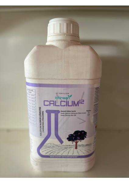 Calcium 12 Sıvı Kalsiyum Içerikli Yaprak Gübresi 5 Litre