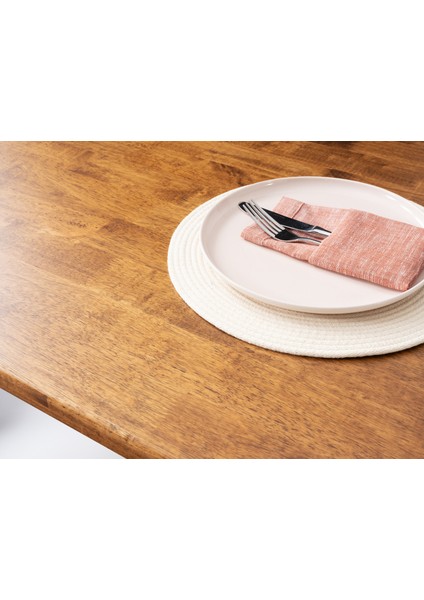 Kitta Yemek Masası, %100 Masif Ahşap, 120 x 75 cm, Ceviz indirimleri