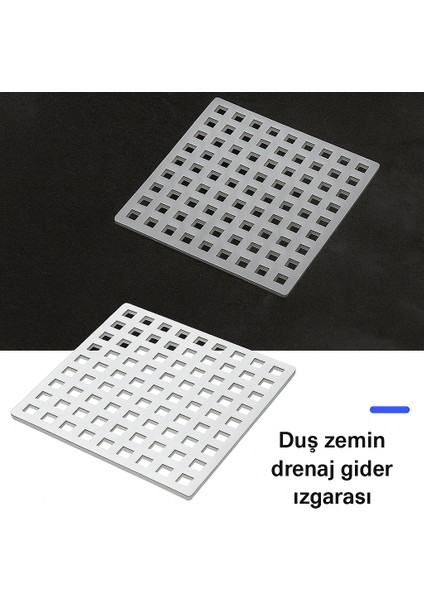 15X15 Uyumlu 14X14 Krom Süzgeç Izgarası – Paslanmaz Çelik, Dayanıklı ve Şık Tasarım modelleri