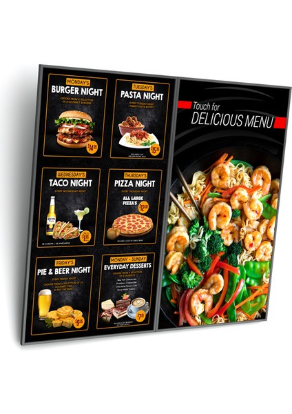 2x1 LCD Monitör / Tv Menuboard Duvar Askı Aparatı (40"-55" Arası) fiyatları