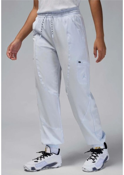 Jordan Sport Tunnel Four Way Stretch Kadın Loose Fit Bol Kesim Eşofman Altı Mavi