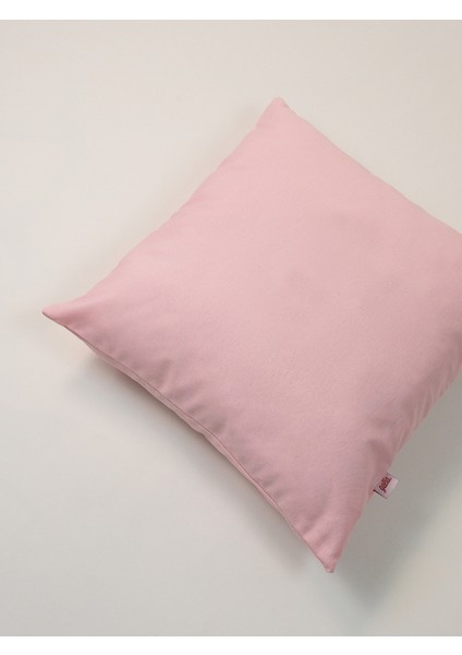 Soft Touch Düz Pembe Yastık Kılıfı 45X45 cm Alttan Fermuarlı fiyatları