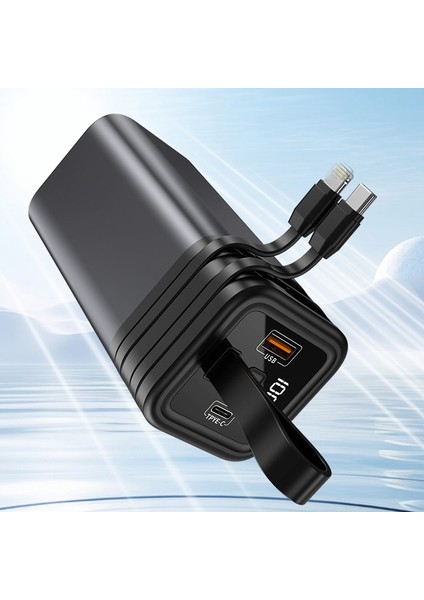 20.000 Mah Powerbank 65W Hızlı Şarj Destekli Dijital Ekran Göstergeli Fenerli fırsatları