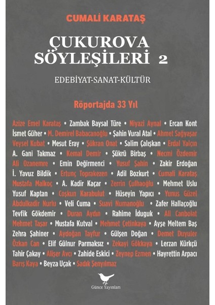 Çukurova Söyleşileri 2 - Cumali Karataş - Günce Yayınları