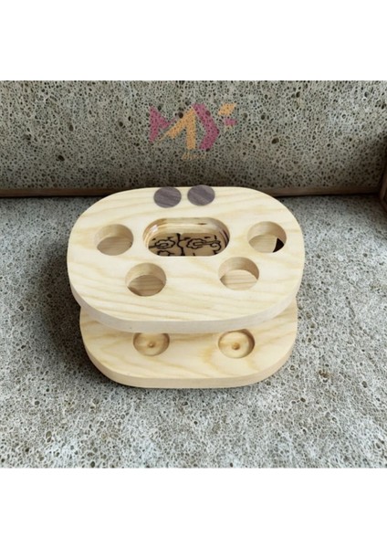 Ahşap Diş Fırçası Standı, El Işçiliği Kedi Detaylı Diş Fırçalık indirimleri