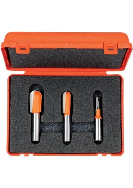 3 Parça Yuvarlak Uçlu Oyma Bıçağı Seti S=12.7 mm