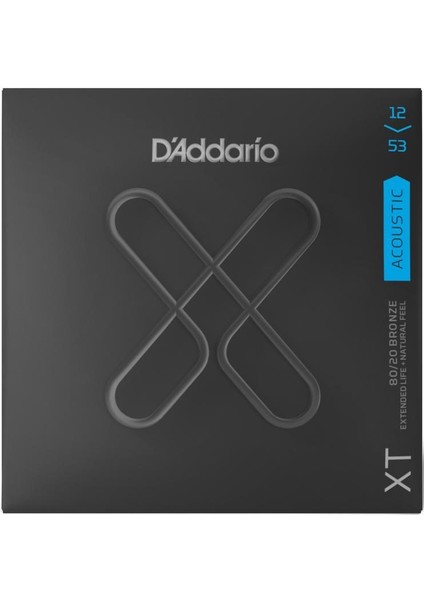 Daddarıo XTABR1253 Akustik Gitar Tel Seti, 80/20 Lıght