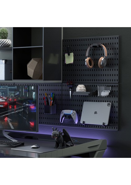 Çok Amaçlı Pano Organizatör Set 3 (52X36CM) Dübelli fırsatları