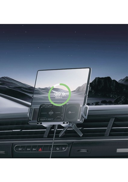 Automag 15W Magsafe Wireless Kablosuz Şarj Araç Magnetic Telefon Tutucu Iphone/samsung/android fiyatları