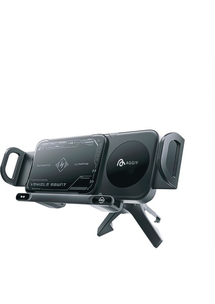 Automag 15W Magsafe Wireless Kablosuz Şarj Araç Magnetic Telefon Tutucu Iphone/samsung/android fırsatları