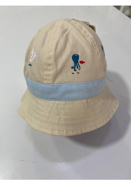 Şapka Fötr Deniz Feneri Baskılı Bej fiyatları