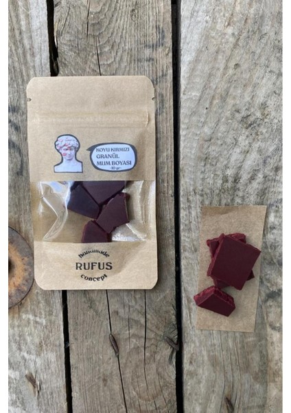 Koyu Kırmızı Granül Mum Boyası 10GR ile Parlak ve Canlı Tasarımlar Yaratın fırsatları