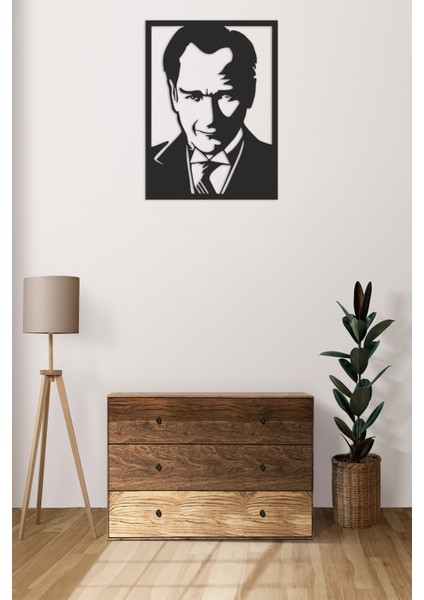Concept Atatürk Portre V.1 Tablo Mdf Duvar Dekorasyon Lazer Kesim 38x28 Cm modelleri