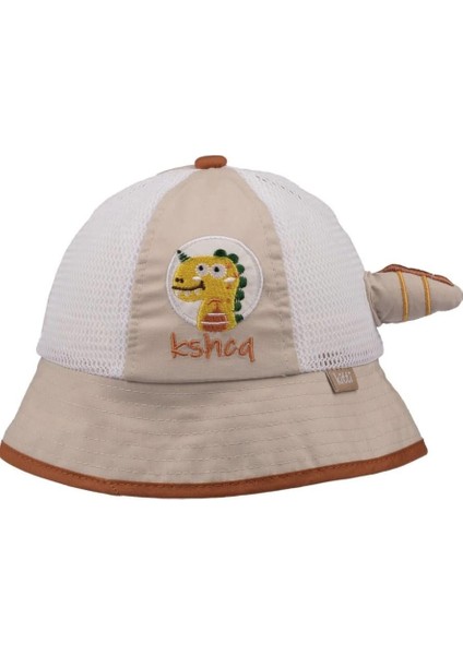 Erkek Bebek Fötr Şapka Bej