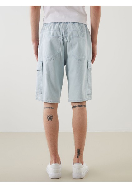 Yeni Sezon Rahat Kalip Erkek Jean Sort - S5K947Z8 fırsatları