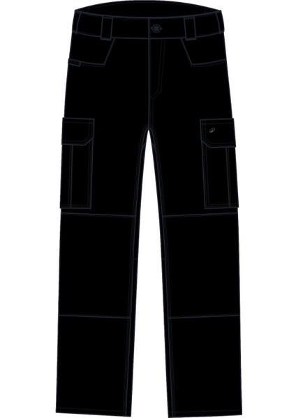 Solognac Erkek Kargo Avcı Pantolonu - Siyah - Avcılık ve Doğa Gözlemi - Steppe 500