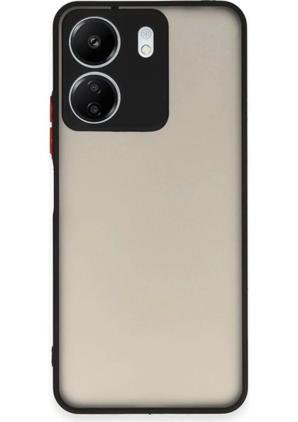 Xiaomi Redmi 13C Kılıf Montreal Silikon Kapak - Siyah