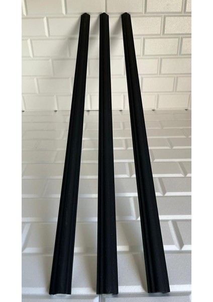 Siyah Kendinden Yapışkanlı Boyalı Duvar Çıtası, Şık ve Kolay Montajlı Dekoratif Ürün fiyatları