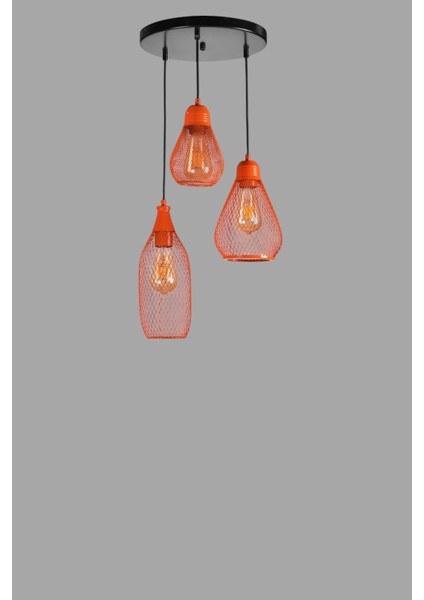 Karmaşık 3 Lü Tepsili Turuncu Sarkıt modelleri