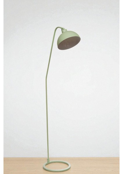 Delta Yeşil Retro Başlıklı Lambader