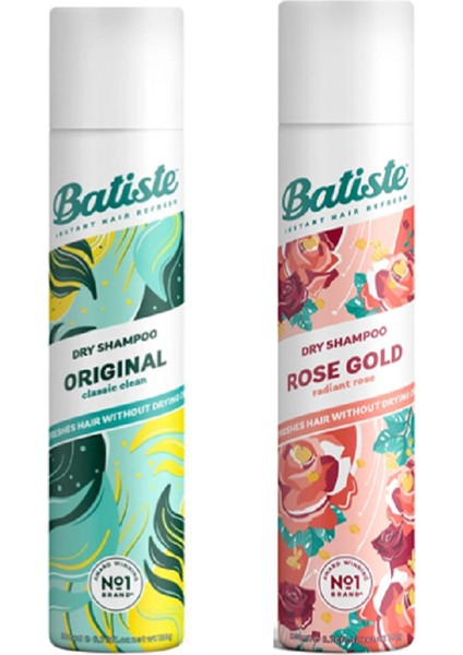 Kuru Şampuan Original 200 ml – Batiste Kuru Şampuan Rose Gold 200 ml