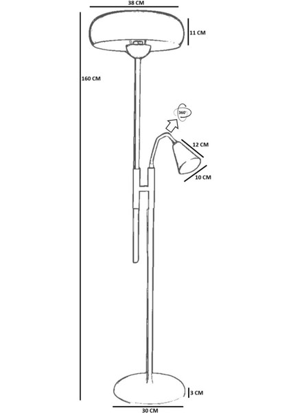 Forza Beyaz Lambader Smith Turuncu Başlıklı fırsatları