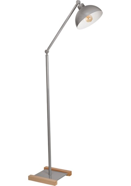 Milas Gri Retro Başlıklı Lambader fiyatları