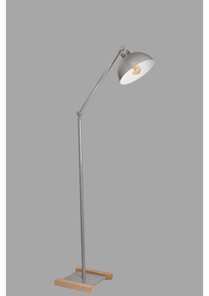 Milas Gri Retro Başlıklı Lambader modelleri