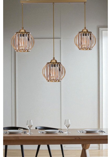 Ohrid 3 Lü Sıralı Eskitme Sarkıt