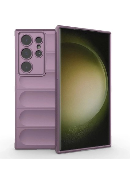 Samsung Galaxy S24 Ultra Kılıf Optimum Silikon - Mor