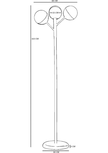 Küre 3 Lü Gri Lambader Beyaz Camlı fırsatları