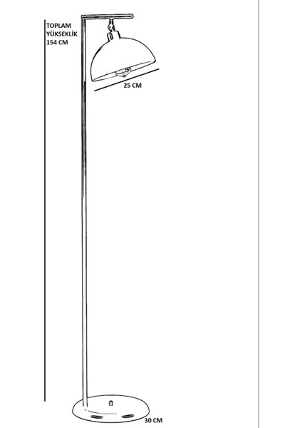 Smart Gri Retro Başlıklı Lambader fırsatları