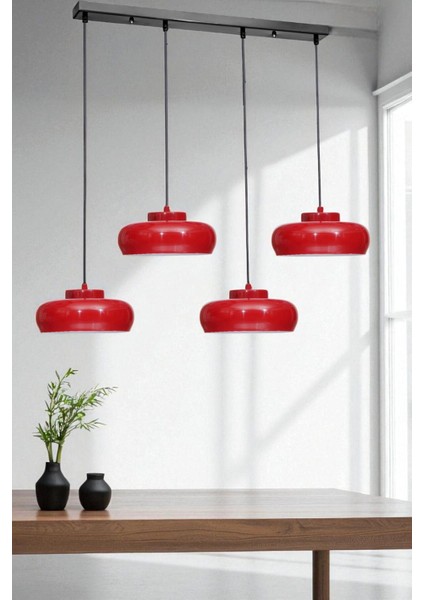 Smith 4 Lü Sıralı Kırmızı Sarkıt