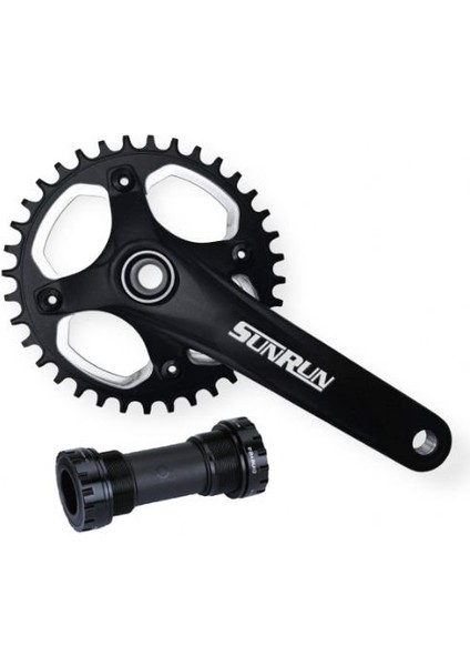 Sunrun Wıng G511 Aynakol 34T 170MM Alüminyum Hollowtech