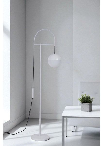 Omay Beyaz Lambader Beyaz Camlı