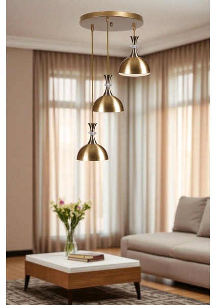 Akay 3 Lü Tepsili Eskitme Sarkıt