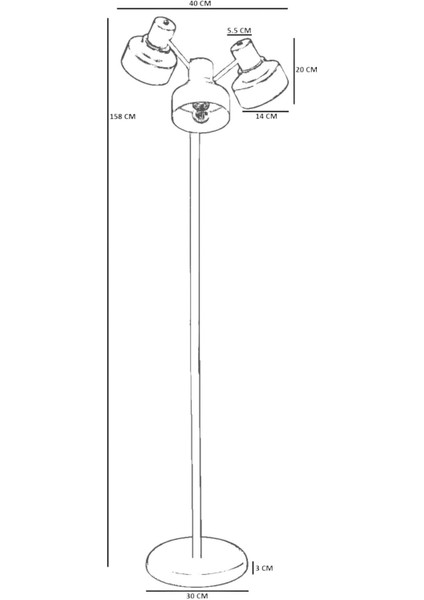 Jesus 3 Lü Kırmızı Lambader Metal Başlıklı fırsatları