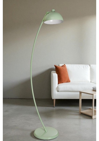 Hilal Yeşil Retro Başlıklı Lambader