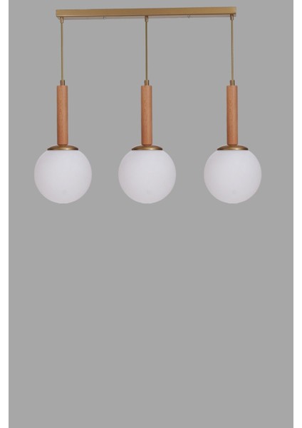 Işıl 3 Lü Sıralı Naturel Beyaz Camlı Sarkıt modelleri