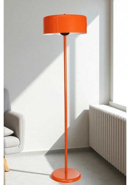 Büyük Retro 8 Turuncu Lambader